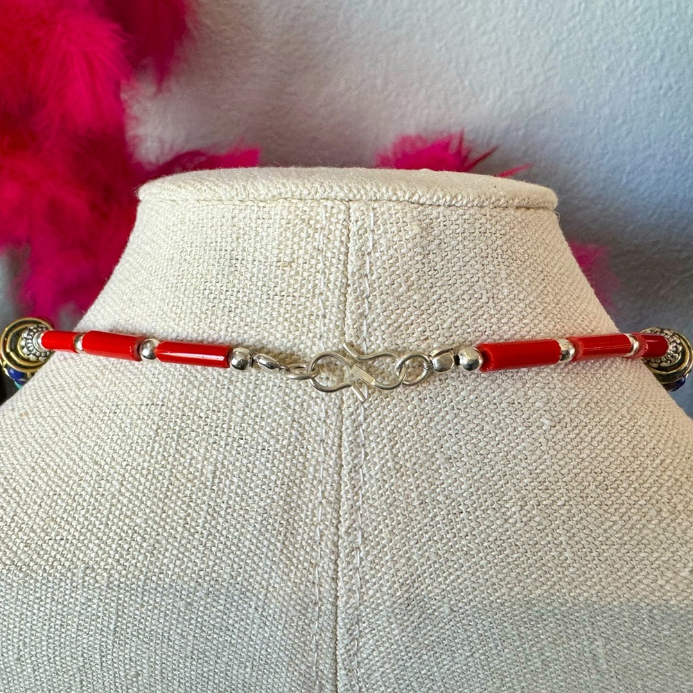 Artisan Nepal Multi-strand Beaded Necklace - Picture 6 of 8